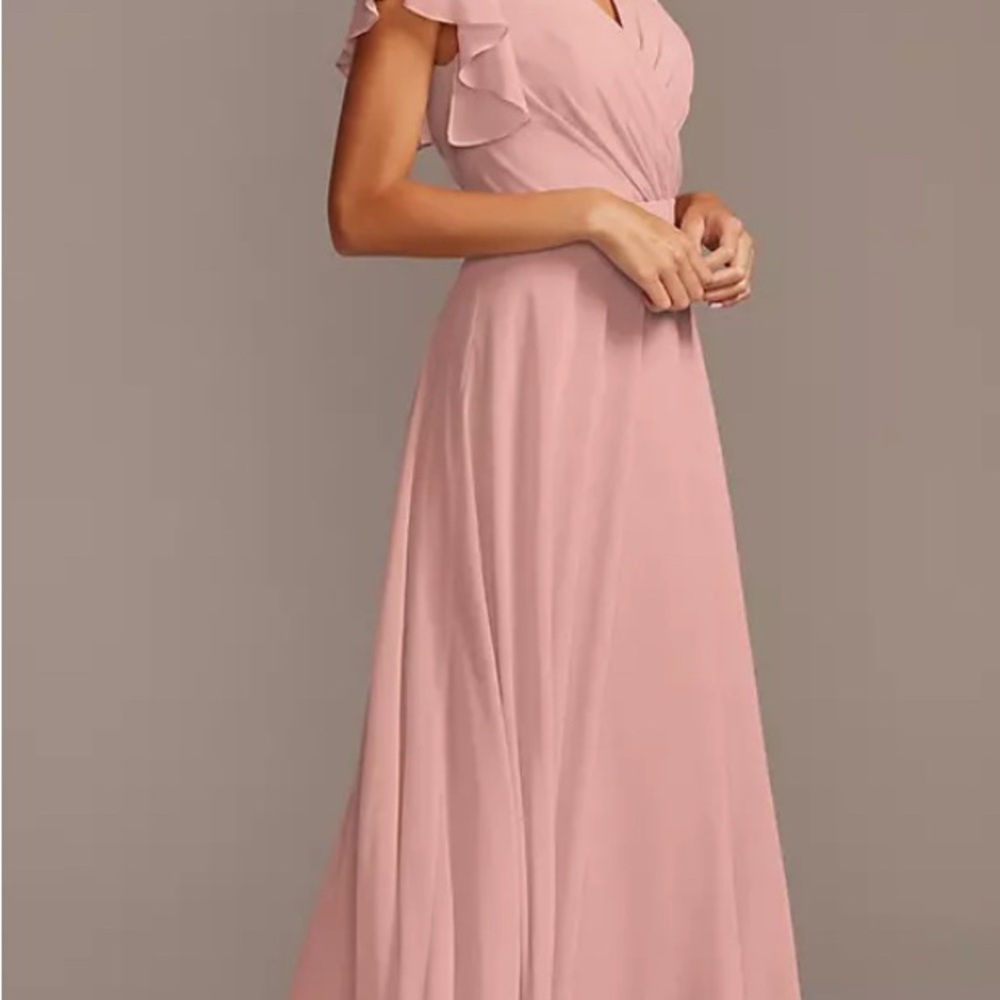 Chiffon maxi/bridesmaids dress